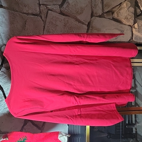 Quacker Factory Christmas top, long sleeves. Beautifully embellished, size 2x. - Picture 4 of 4